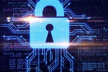 image of a digital lock
