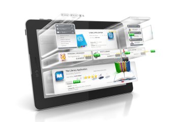 image of software on mobile device