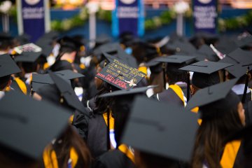 Students at Graduation