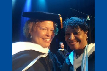 CNR alumna at graduation
