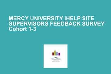 IHELP Supervisor Feedback Survey