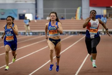 Mercy University Assistant Professor Allison Murphy delivered a standout performance at the World Masters Athletics Indoor Track and Field Championships