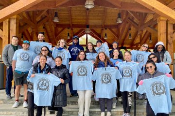 Students, faculty and staff of Mercy's Conquer the Trail in 2025