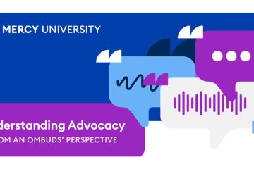 Mercy University Understanding Advocacy event flyer 