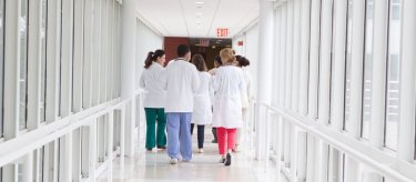 Students at Mercy College preparing for careers in Health Services Management.