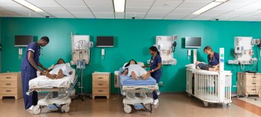 Nursing students in class