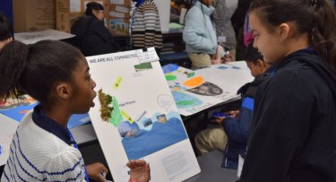 K-12 students from eight public schools across New York and Connecticut gathered at The Maritime Aquarium in Norwalk, Connecticut this spring to share their efforts to protect local watersheds and promote ocean literacy.