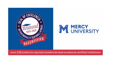 Mercy University Seal of Excelencia Recertified 