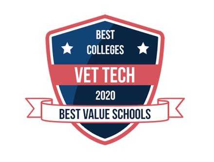 Best Vet Tech school seal