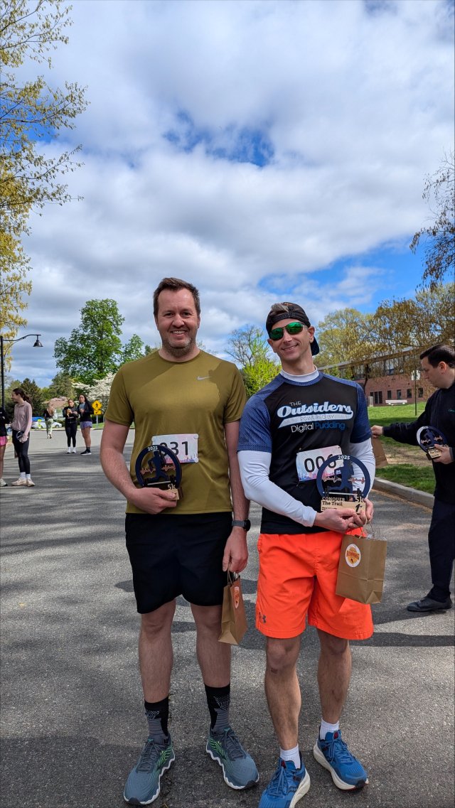 Conquer the Trail Men's division winners 2025